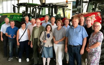 Besuch bei der DEULA. Landesfachbereichssitzung vor Ort.