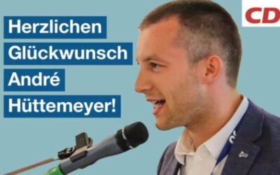 Herzlichen Glückwunsch — Neuer Vorsitzender im Kreisverbandes Vechta