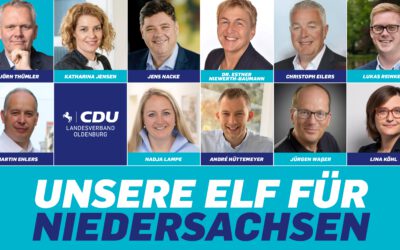 „Unsere Elf“. Kandidatinnen und Kandidaten für die Landtagswahl
